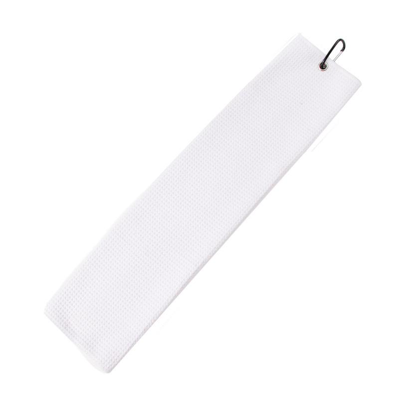 Mountaineering buckle pineapple grid sports towel convenient outdoor towel microfiber hook water-absorbing breathable golf towel