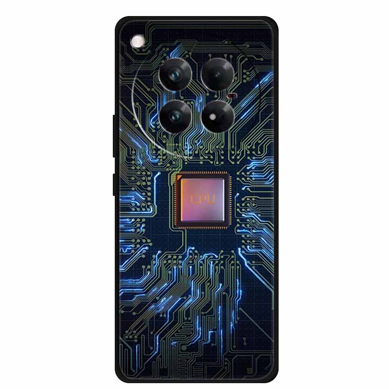 For Infinix Zero 40 5G Case Black Silicone TPU Painted Planet Cover Luxury Animal Case For Infinix Zero 40 4G Luxury FlowerFunda