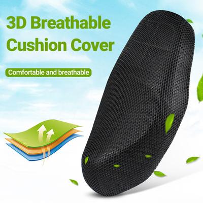 Cushion Pad Anti Skid Insulated Summer Cool 3D Mesh Motorcycle Seat Cover for Scooter