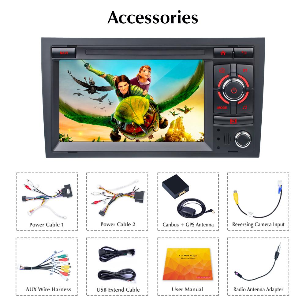 Trådløs Carplay Car Multimedia For A-udi A4 B8 B6 B7 S4 B7 B6 RS4 B7 SEAT Exeo Android12 Navigation DSP Wifi AutoRadio
