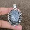 Pyrite Druzy Gemstone Handmade 925 Sterling Silver Jewelry Pendant 2.48" KKG-730