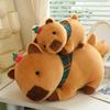 Soft Capybara Plush Toy Strawberry Headwear Stuffed Capybara Doll  Children Toys