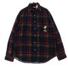 Beauty Products The Disney Store Check Pattern Long Sleeve Flannel Shirt Men's Used
