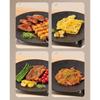 30CM Non-Stick Outdoor BBQ Grill Pan Beautiful Stovetop Baking Tray Korean Roasting Plate for Camping