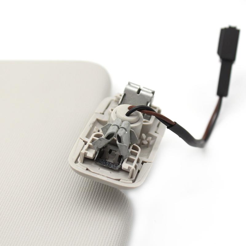 Štýl auta Béžový Ľavý / Pravý Vnútorný Panel Slnečnej Clony a Zrkadlo na Líčenie s Káblom pre VW Touran L 2017 5TD857521, 5TD857522