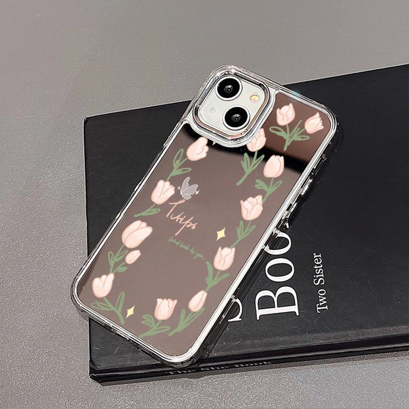 Mobile Phone Cases for iPhone 11 13 XR 15 Pro Max 12 14 Pro Max Case iPhone 16 XS Max Mirror Protective Case Mirror Exquisite Cartoon Waterproof