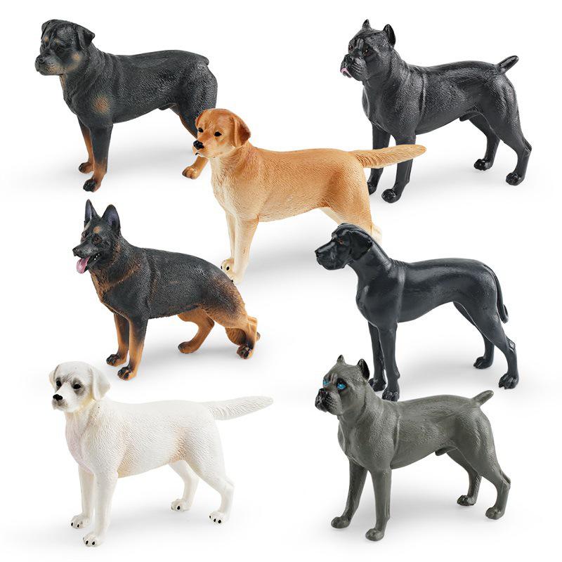 Shepherd Dog, Rottweiler & Great Dane Simulation Toy Models for Kids