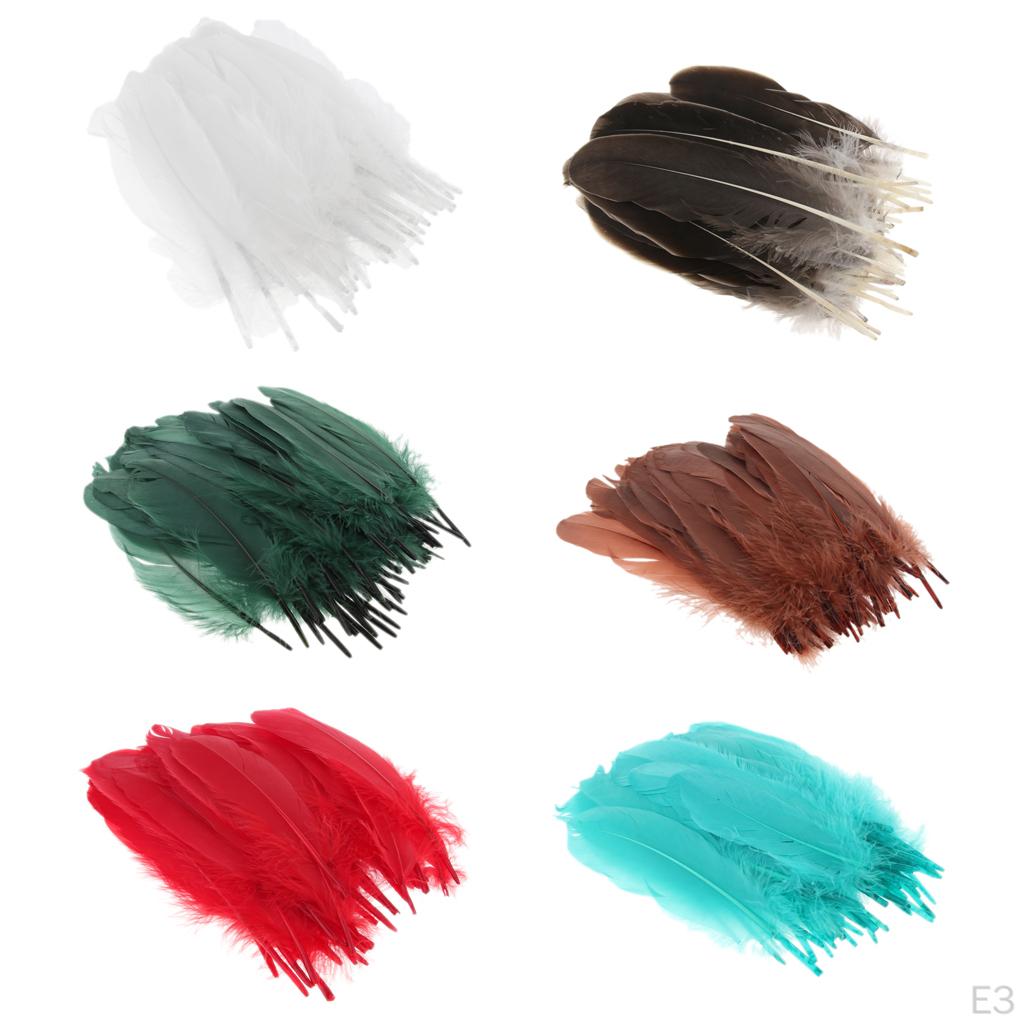 Federn 0,6 Zoll Bastelbedarf für Hochzeitsfeier Dekoration Packung mit 50 Stück
