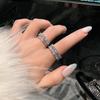 Sleek Luxury Zircon Ring: Trendy Open Index Finger Design for Women