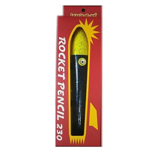

Карандаш Eclipse Rocket с головкой ECLIPSE×AKASHIBRAND 230#AE-07 черный/желтый