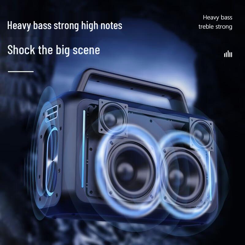 Philips 120W High-Fidelity Karaoke Speaker SD228-2 CN plug (adapter included)