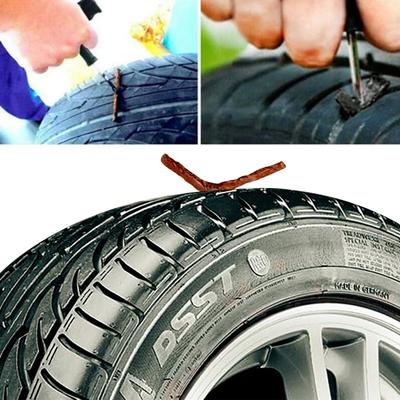 Bandes de Réparation de Pneus Voiture Moto Pneu Tubeless Pneu Crevaison Bouchon Scellant Réparation Bandes de Caoutchouc Outil de Réparation Accessoires