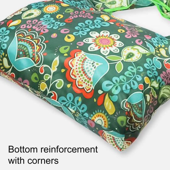 Faltbare Einkaufstasche Große Wiederverwendbare Einkaufstasche mit Beutel Tragbare Leichte Handtasche Umweltfreundliche Waschbare Tragetasche für Einkaufen Outdoor Reisen Zuhause