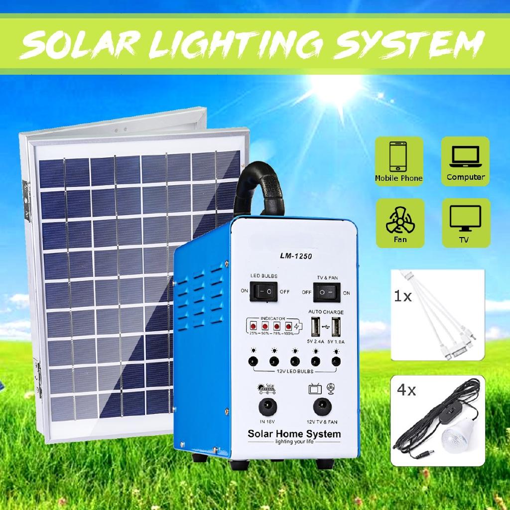 20W Solar Panel Generator USB Portable Solar Generator Kit Powered Iron Shell Solar Energy Solar Powered System
