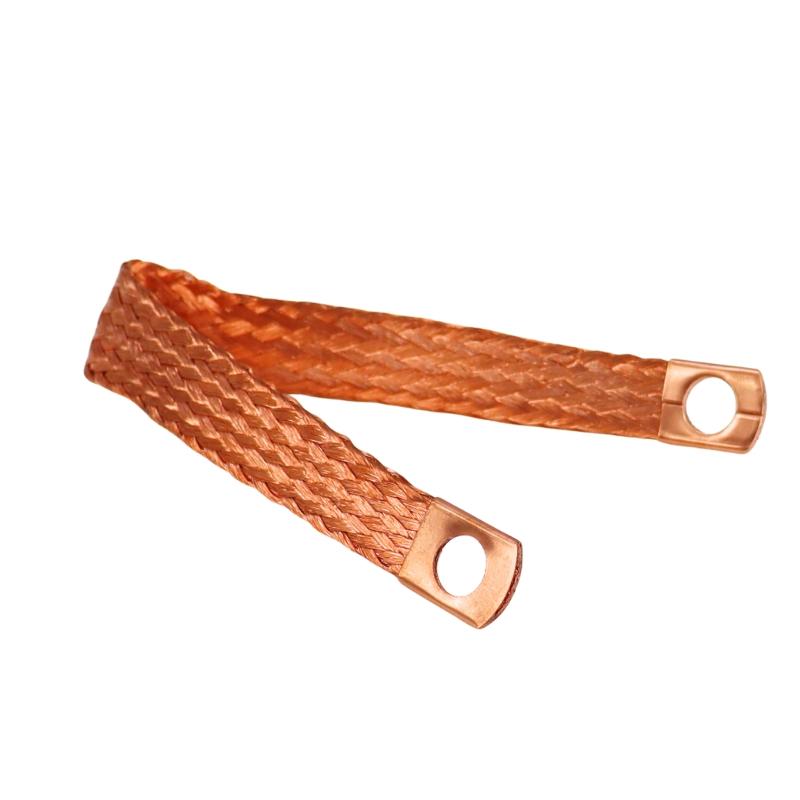 Ground wire mesh FI-10mm length 270mm copper braid universal ELMOT