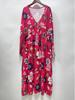 2024 Cross-Border Seasonal Long-Sleeve Printed Casual Dress