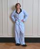 [VINAJ] Jenny Stripe Pajama Shirt (Baby Blue) [Shipped from Korea] 100% Authentic