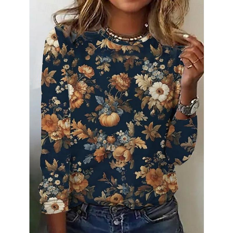 

Женская футболка, 3D-печать, круглый вырез, длинный рукав, повседневная, легкий топ, Хэллоуин, хип-хоп, большой размер, модная 3XL