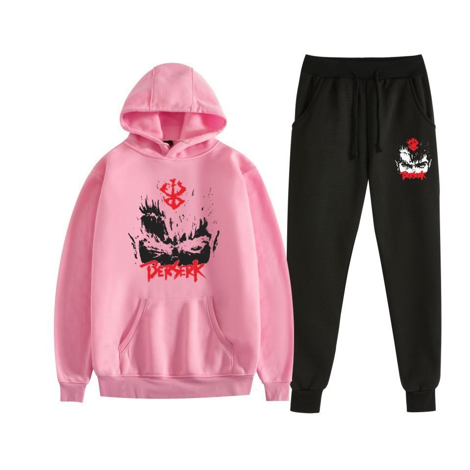 Sword wind legend Berserk new animation fleece loose men's and women's hooded sweater set hoodie