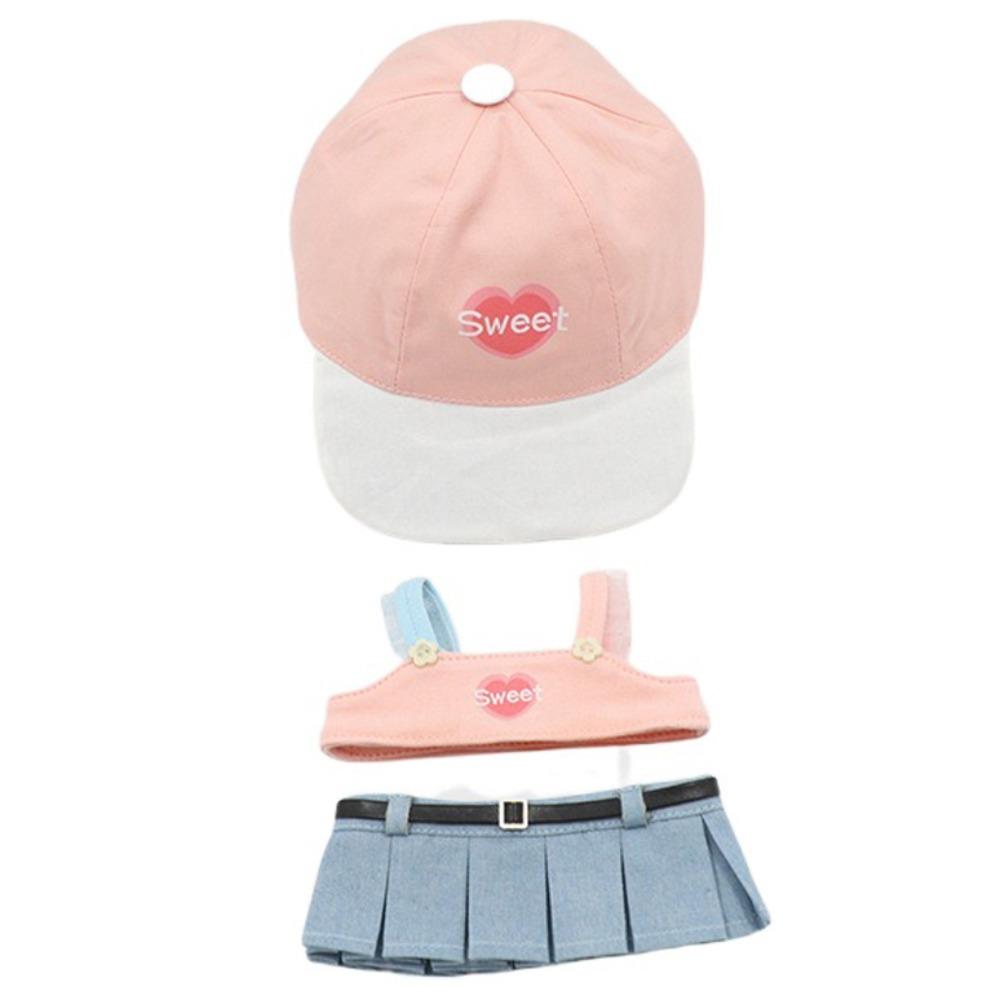 Colorful Hat 20cm Cotton Doll's Clothes Cotton Doll Lolita Outfit Dress  Cotton Doll Accessories