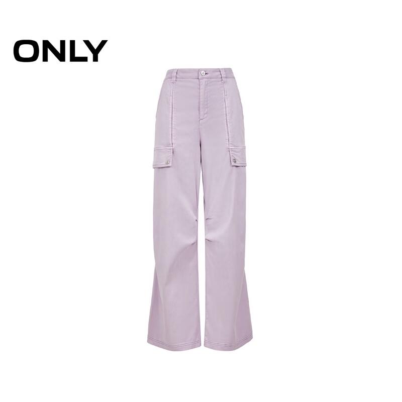 ONLY Women's High-Waisted Straight-Leg Cargo Pants