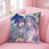 HeartFluttering DDATE A LIVE Icons Cushion Cover Pillowcase Short Plush Invisible zipper Room Sofa Cushion Cover
