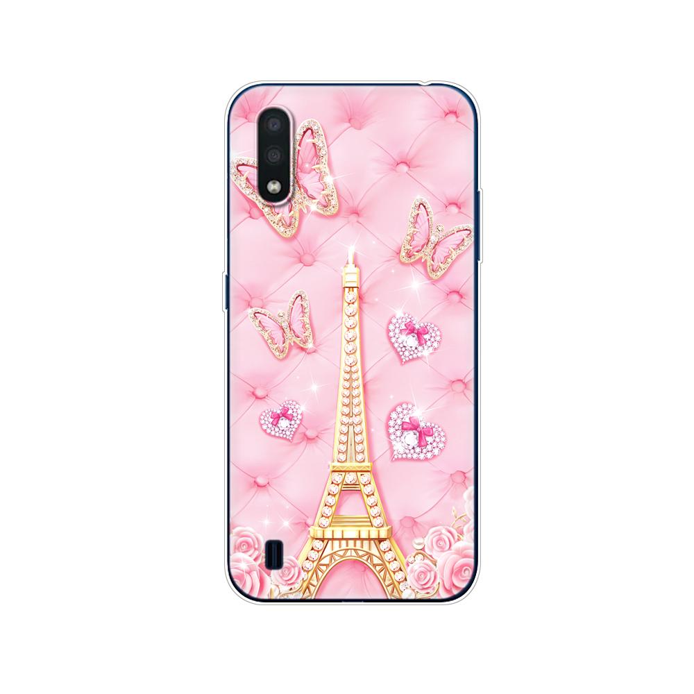 For Samsung M01 Case 5.7" Soft Silicon Tpu Cover For Samsung Galaxy M01 M 01 SM-M015FZBDSER M015 Phone Back Shell Bumper Funda