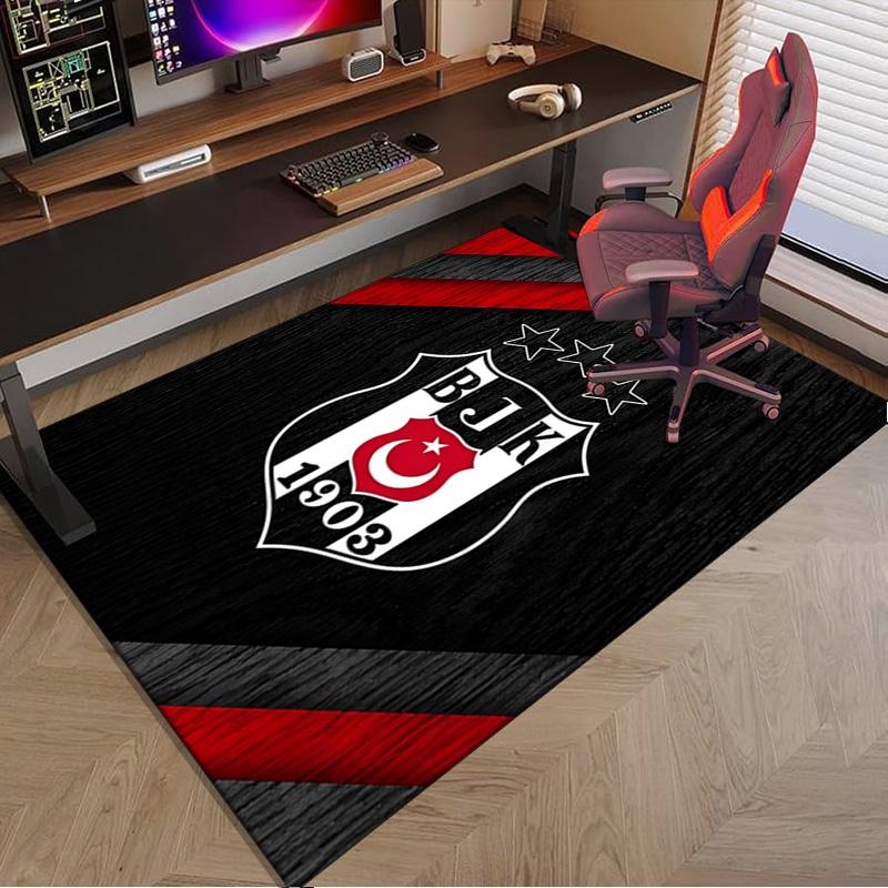 Besiktas Crest Legacy 1903 Area Rug Office rug, Chair Rug, Decor Carpet Livingroom bedroom Mat, Large Size Fan gifts Christmas gifts