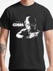 Heren Cobra Anime T-shirt Japanse Manga Psychogun Karakter Print Casual Ronde Hals voor Comfort het Hele Jaar Door Slang Design Unisex
