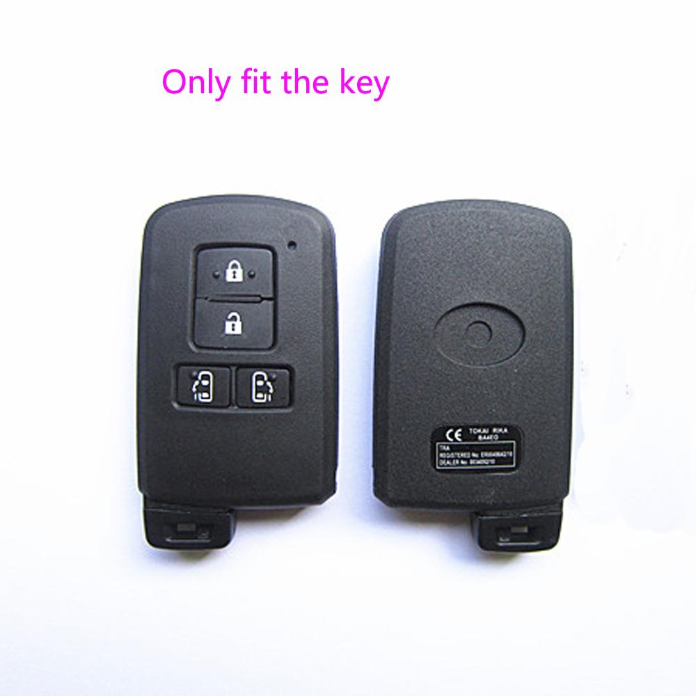 Silicone Car Key Case For Toyota Sienta Alphard Voxy Noah Esquire Harrier Vellfire Keyless Remote Shell Jacket Holder Protector