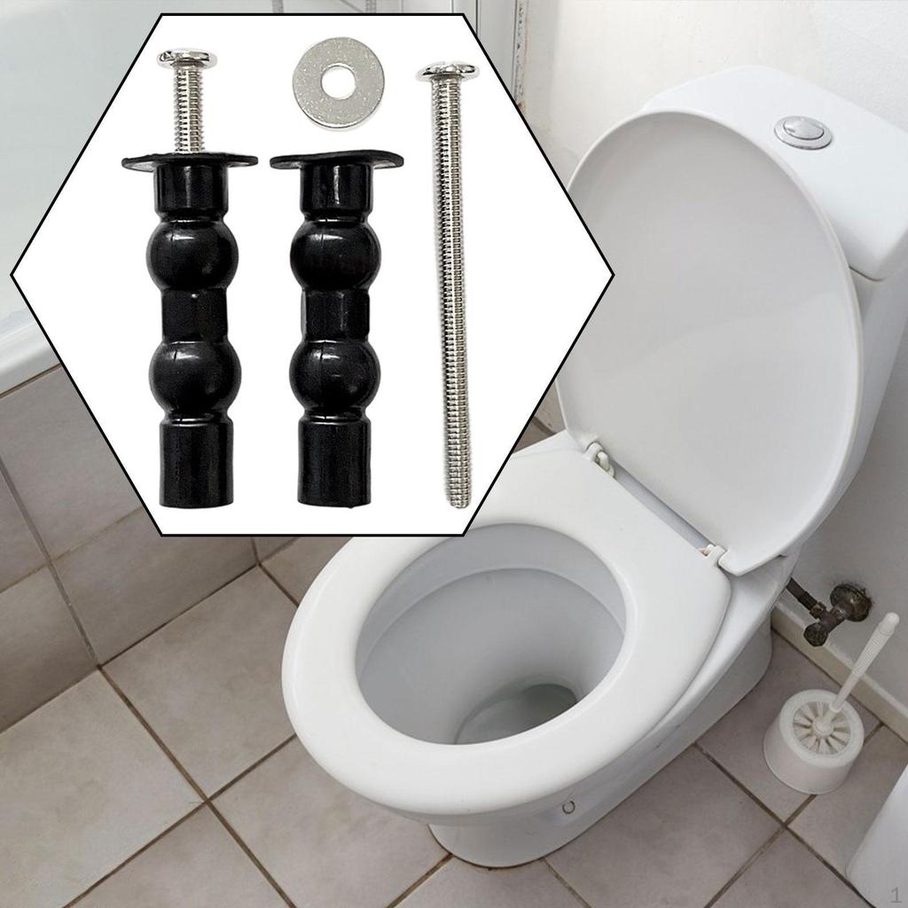 1 Pair of Toilet Seat Screws And Bolts, Easy Installation Accessories, High-quality, Replacement