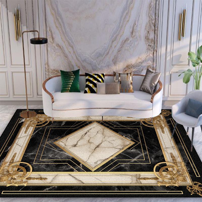 Modern Living Room Decoration Carpets Luxury Sofa Area Coffee Table Non-slip Floor Mat Home Bedroom Cloakroom Entrance Soft Rugs