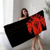 W-World-Of-Warcraft Epic-Fantasy-MMO Microfiber Printed Beach Towel Mountain Climbing Yoga Beach Running Absorbent Soft Towel