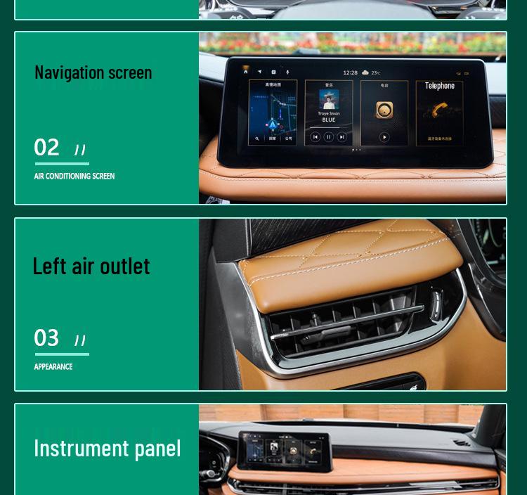 Infiniti QX60 Interior Film Console & Screen Protector (2022-2024)
