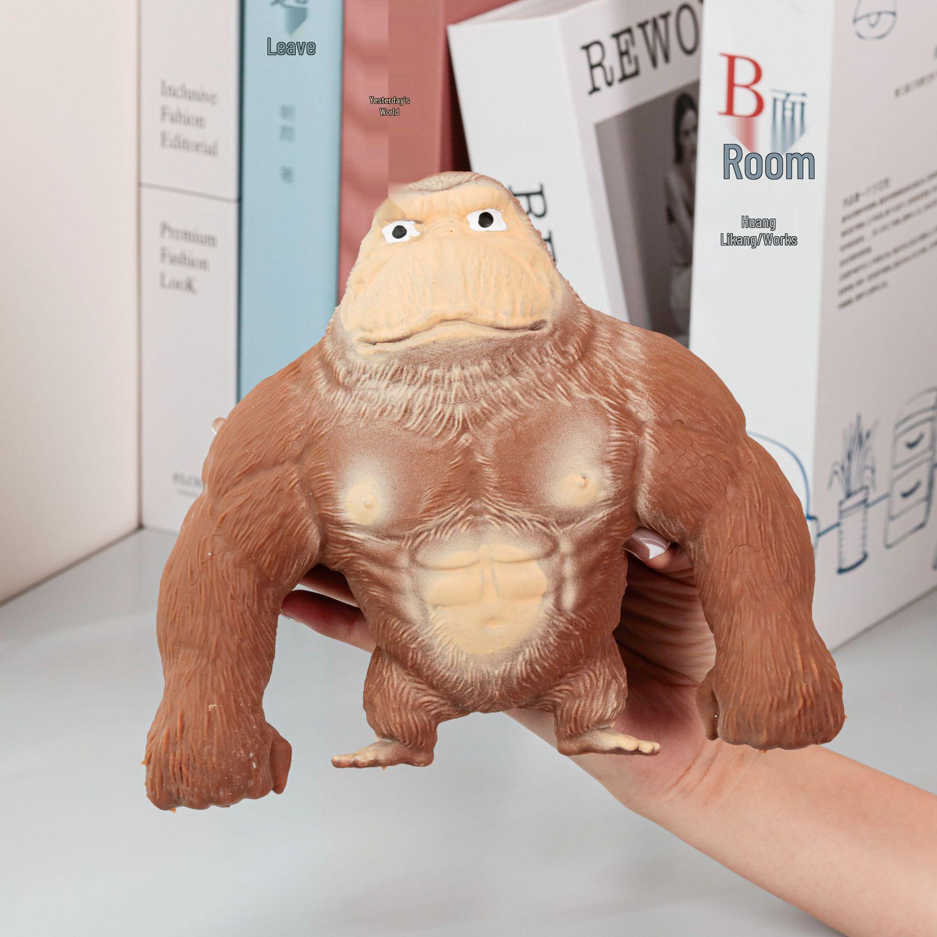 

Кинг-Конг TPR Игрушка-антистресс, наполненная песком Small ~0.6KG, 15CM