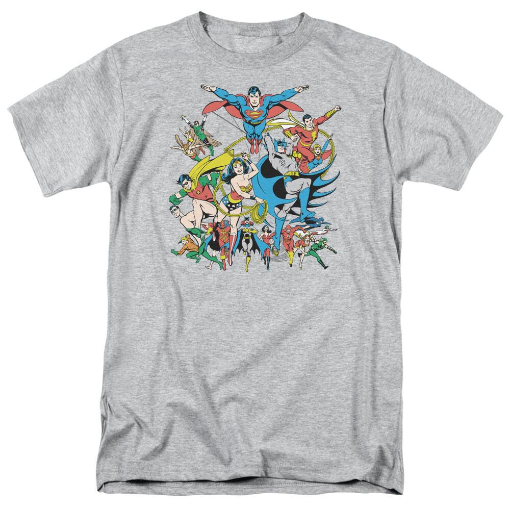 Justice League Justice League Assemble T Shirt Mens Licensed DC Comic Sport Gray S