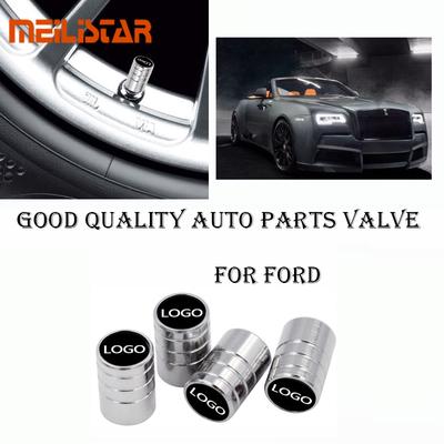 4x Silver Car Anti-Theft Wheel Tire Valve Dust Stems Air Caps Cover For Mini
