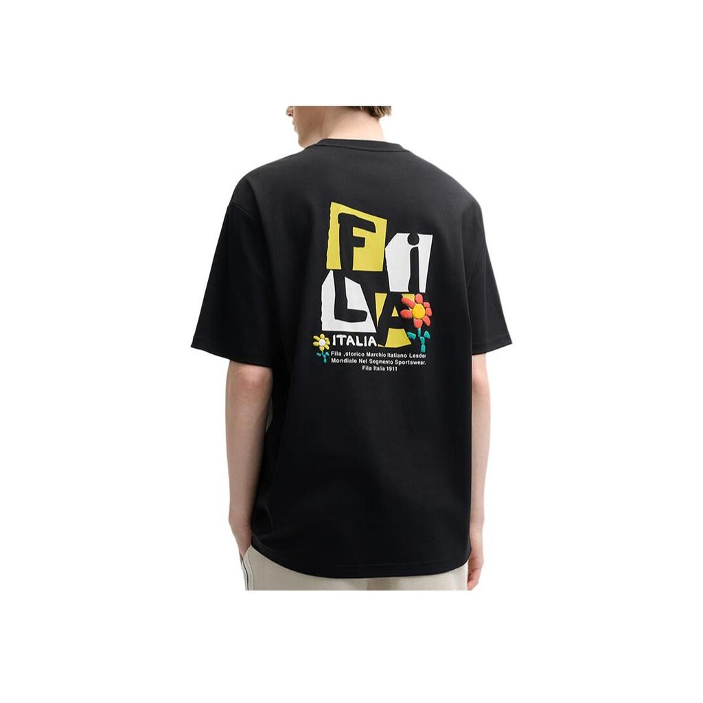 New FILA ORIGINALE T Shirt Unisex Black F51M529115F-BK