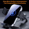 Car Mount Phone Holder Wireless Charger Fast Charging Air Vent Car Charging Holder One touch Clamping Anti Slip and