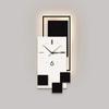 Luxury Living Room Wall Clock Restaurant Clock Mural Watch Room Decorations Corridor LED Mute Quartz Clock Home Decor Items
