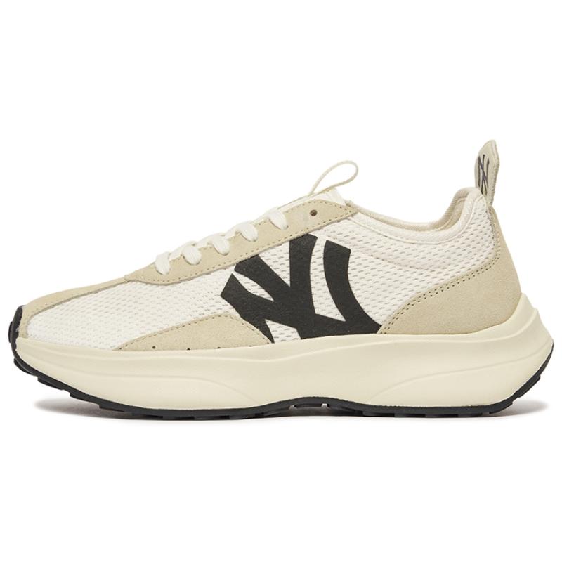 Кроссовки MLB Chunky Jogger Seamball Yankees  Бежевый Черный  3ASXXB21N-50IVS 39
