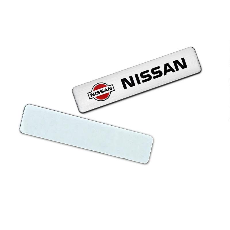 ABE4 Car Styling 3D Aluminum Alloy Body Side Fender Trunk Badge Sticker For Nissan GTR Nismo Terrano Versa Primera Livina Qashqai J11