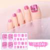 22tips/sheet Toenail Sticker Full Cover Waterproof Non-toxic Sticker Foot Toenail Tablets Nail Sticker DIY Nail Art Tool