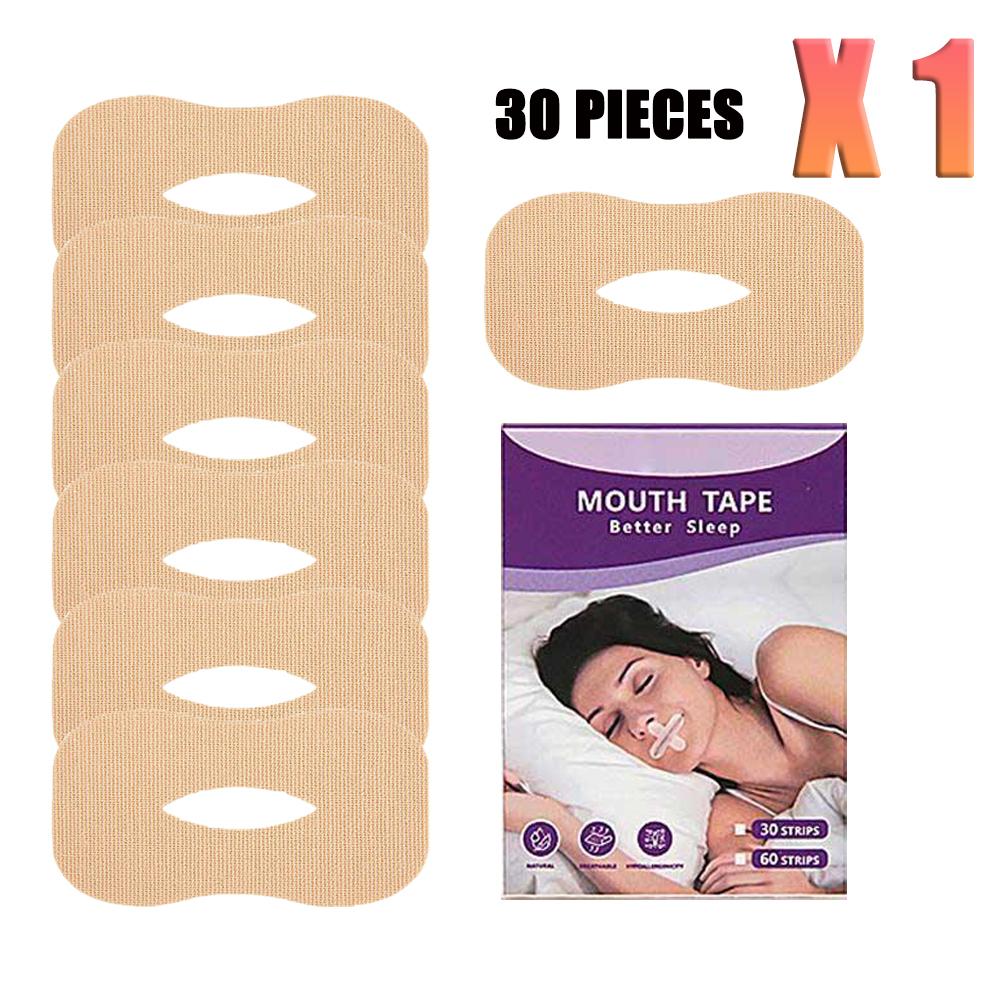 30Pcs Anti-Snoring Mouth Sticker Children Adult Sleep Aid Stop Snore Correction Sticker Prevent Mouth Breathing