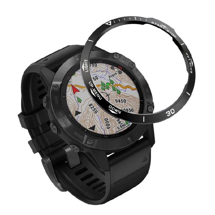 Steel for Case for  for Fenix 6 Watch Bezel Ring Bumper Anti Scratch Metal Cover