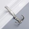 2pcs Heavy-Duty Aluminum Alloy Hooks - Heavy Duty Wall-Mounted Hooks with Curved Hooks for Clothes, Towels, Keys, Bags