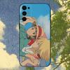 H-Howls M-Moving C-Castle  Phone Case For Samsung S25,S24,S21,S22,S23,S30,Ultra,S20,Plus,Fe,Lite,Note,10,9,5G Black Cover