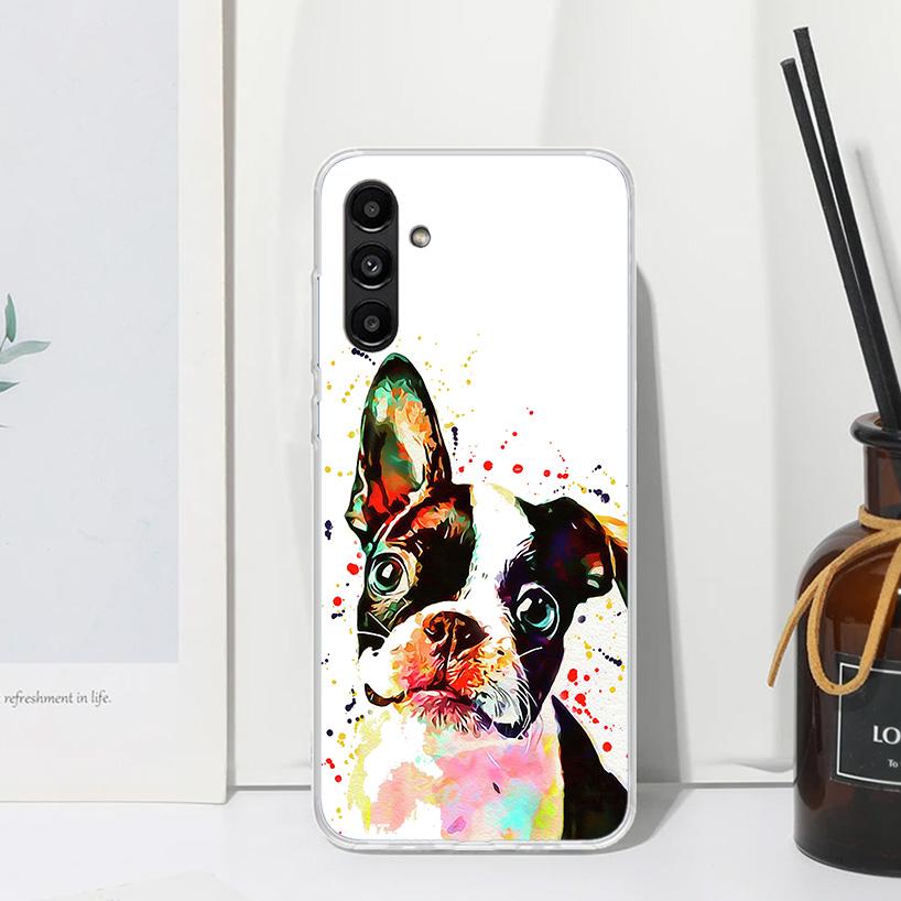 French Bulldog Dog Pug Phone Case For Samsung Galaxy A17 A37 A57 A16 A26 A36 A56 A15 A25 A35 A55 A14 A24 A34 A54 A13 A23 A33 A53