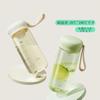 IOLOYU Water Made from Tritan the Same Material as Medical Clear Plastic Water Bottle with Measuring Easy to Water Bottle for Boys and Direct Outdoor