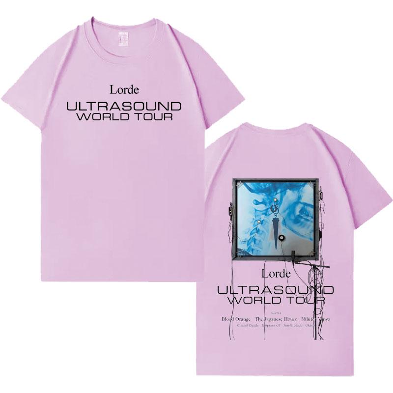 Singer Lorde Gothic Graphic Men Women Aesthetic Tshirt Cotton Harajuku High Quality Cozy Oversized Short Sleeve T Shirt Hot Sale